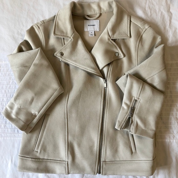 Faux Suede Moto Jacket - Picture 1 of 2